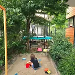 Semesterbostad Ma-bebe Summer Playhouse - Jacuzzi, Sauna, Playground, And Woods --- 1 Or 2 Families Welcomed --- Nb-events And Outside Guests Are Not Allowed *